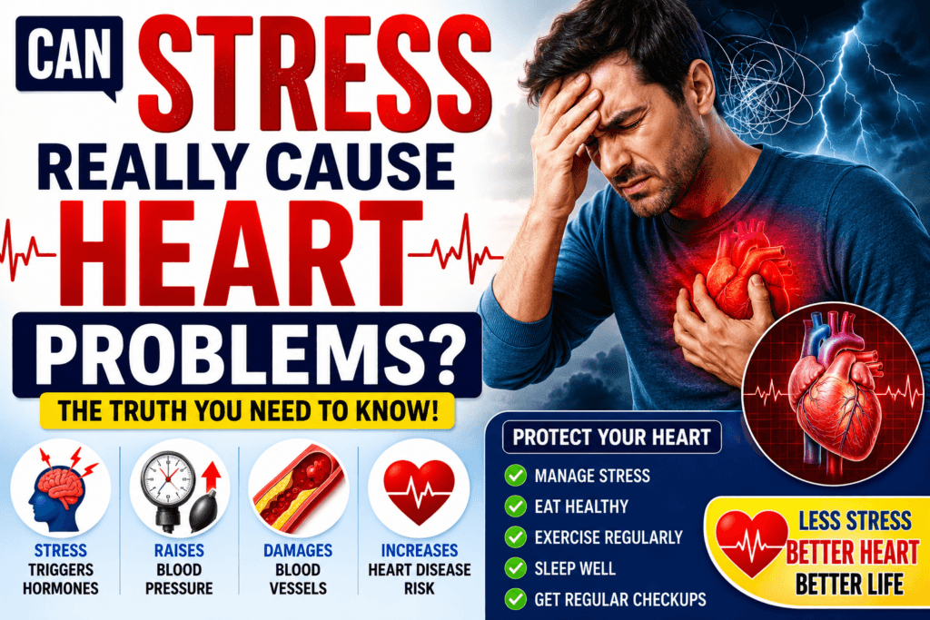 stress really cause heart problem