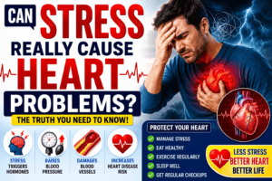 stress really cause heart problem