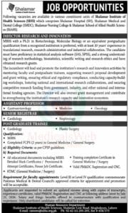 shalamar hospital jobs
