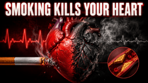 Smoking damages the heart and blood vessels increasing the risk of heart attack and stroke